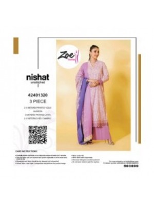 Top Quality 3-Piece Lawn Suit by Nishat – Original and Latest Summer Fashion