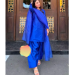 Farshi Shalwar Kameez with 3 quarter sleeves OR Sleeveless Suit 3pc Dress for Eid/Party/Wedding Wear for Girls/Women