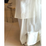 NILOFER - White/farshi shalwar kameez/2 and 3 piece dress for women/stitched/farshi shalwar/premium quality/raw silk