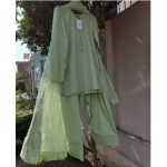 NILOFER - Pista/farshi shalwar kameez/2 or 3 piece dress for women/stitched/farshi shalwar/premium quality/raw silk