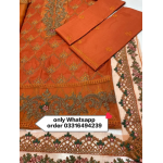 Eid 3pc Embroidery Lawn Branded collection
