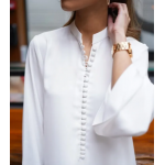 NILOFER - Off white/women kurta trouser/2 piece dress for women/stitched/long shirt/long kurta design