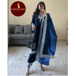Neck,Sleeves Shirt Border With Four Sided Heavy Embroidery Dupatta 3Pcs. 3Pcs Heavy Embroidery Suit For Girls/Women With Three Special Colours Neck,Sleeves Shirt Border With Four Sided Heavy Embroidery Dupatta 3Pcs. 3Pcs Heavy Embroidery Suit For Girls/Women With Three Special Colours