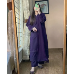 NILOFER - Purple/women kurta trouser dupatta/3 piece dress for women/stitched