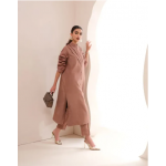 NILOFER - Brown/women kurta trouser/2 piece dress for women/stitched/formal wear