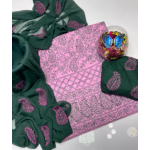 Lawn cotton collections Shirt chicken kari jall Chiffon Dupatta +trouser pr Embroidery -Hand made 3piece suit for women Lawn cotton collections Shirt chicken kari jall Chiffon Dupatta +trouser pr Embroidery -Hand made 3piece suit for women