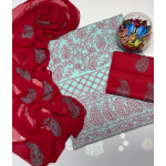 Lawn cotton collections Shirt chicken kari jall Chiffon Dupatta +trouser pr Embroidery -Hand made 3piece suit for women Lawn cotton collections Shirt chicken kari jall Chiffon Dupatta +trouser pr Embroidery -Hand made 3piece suit for women