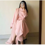 NILOFER - Light tea pink/Women kurta trouser/2 piece dress for women/stitched