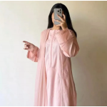 NILOFER - Light tea pink/Women kurta trouser/2 piece dress for women/stitched