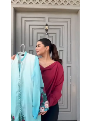 Women Dresses Collection -- Shamoze Silk -- 2pcs Suit For Women Stitched -- Digital Printed Suits & Dori Pipping Full Suit Overlock -- Ready To Wear -- Stylish Dress For Ladies -- Womens & Girls