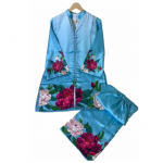 Women Dresses Collection -- Shamoze Silk -- 2pcs Suit For Women Stitched -- Digital Printed Suits & Dori Pipping Full Suit Overlock -- Ready To Wear -- Stylish Dress For Ladies -- Womens & Girls