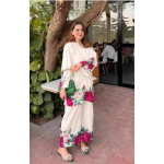 Women Dresses Collection -- Shamoze Silk -- 2pcs Suit For Women Stitched -- Digital Printed Suits & Dori Pipping Full Suit Overlock -- Ready To Wear -- Stylish Dress For Ladies -- Womens & Girls